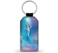 Porte-Clés Fifrelin Noir en Simili Cuir La Reine des Neiges Frozen Disney Elsa Noir G
