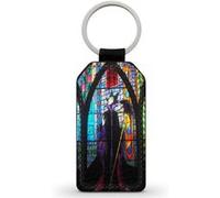 Porte-Clés Fifrelin Noir en Simili Cuir Malefique Maleficent Disney Art Noir G