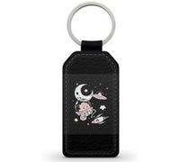 Porte-Clés Fifrelin Noir en Simili Cuir Melofee Pokemon Cute Noir G