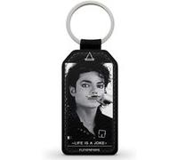 Porte-Clés Fifrelin Noir en Simili Cuir Michael Jackson Eleven Paris Life is a Joke Noir G
