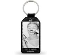 Porte-Clés Fifrelin Noir en Simili Cuir Miley Cyrus Moustache Eleven paris Noir G