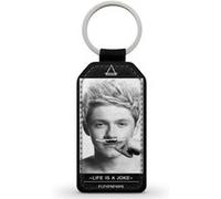 Porte-Clés Fifrelin Noir en Simili Cuir Niall Horan Eleven Paris Life is a joke Moustache Noir G