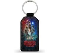 Porte-Clés Fifrelin Noir en Simili Cuir Stranger Things Netflix Affiche Noir G