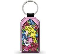 Porte-Clés Fifrelin Noir en Simili Cuir Super Mario Bros 64 Princesse Peach Ref 4582 Noir G