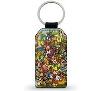 Porte-Clés Fifrelin Noir en Simili Cuir Super Smash Bros Mario Ultimate Switch Noir G