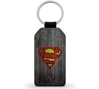 Porte-Clés Fifrelin Noir en Simili Cuir Superman Noir