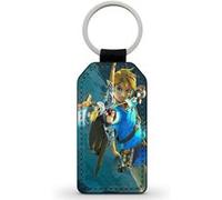 Porte-Clés Fifrelin Noir en Simili Cuir The Legend of Zelda Breath of the Wild Link Noir G