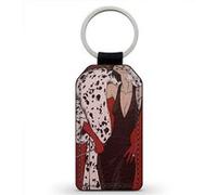 Porte-Cles Fifrelin Noir Simili Cuir Cruella 101 Dalmatians Dalmatiens Disney Noir G