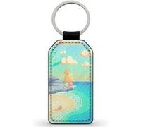 Porte-Cles Fifrelin Noir Simili Cuir Marie Isabelle Animal Crossing New Horizons Noir G