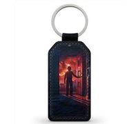 Porte-Cles Fifrelin Noir Simili Cuir Stranger Things Will Noir G