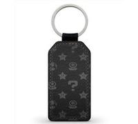 Porte-Cles Fifrelin Noir Simili Cuir Super Mario Bros Items Kart Noir G