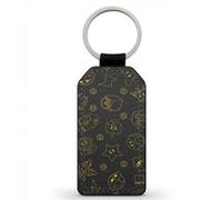 Porte-Cles Fifrelin Noir Simili Cuir Super Mario Kart Switch Deluxe Items Noir G