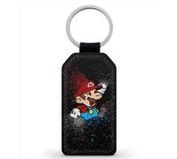 Porte-Cles Fifrelin Noir Simili Cuir Super Paper Mario Switch Gamecube Noir G