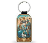Porte-Cles Fifrelin Noir Simili Cuir The Legend of Zelda Breath of the Wild Vintage Noir G