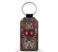 Porte-Cles Fifrelin Noir Simili Cuir The Legend of Zelda Majoras mask Skull Kid Noir G