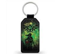 Porte-Cles Fifrelin Noir Simili Cuir The Legend of Zelda Ocarina of Time Art Noir G