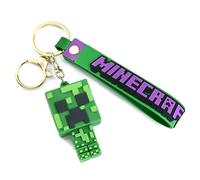 Porte-clés Figurines Anime Pixel - Personnages de jouets cool pour porte-clés de cartable, sac à dos & accessoires de fête - Cadeau pour enfants, garçons et filles - Idéal pour les gamers & fans Vert