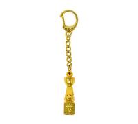 Porte-clés Five Element Pagoda Feng Shui avec bracelet Mxsabrina rouge