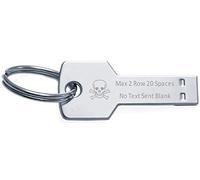 Porte-clés Flash Memory Stick Clé USB 2 Go Texte Pirate Tête de mort Jolly Roger gravé