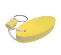 Porte-clés flottant ovale pour sac d'école, accessoire de sports nautiques pour bateau, camping, pêche, voile, piscine, lac, rivière, plage, excursion, jaune, Refer to description