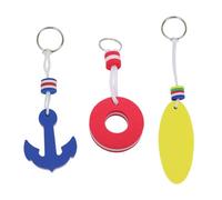 Porte-Clés Flottants 3 Pièces, Porte-Clés Créatifs, Porte-Clés Capitaine, Cadeaux De Voyage D'Été, Porte-Clés De Voyage À La Plage