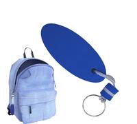 Porte-clés flotteur ovale pour bateau - Porte-clés flottant pour sac d'école, accessoires de sports nautiques pour bateau, camping, pêche, voile, piscine, lac, rivière, plage, excursion, bleu, Refer