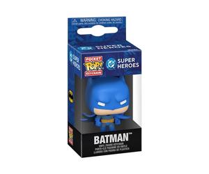Porte-clés Funko Pocket Pop! Batman DC Super Heroes Figurine vinyle bleue