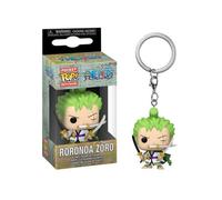 Porte-clés Funko Pocket Pop! - Funko - One Piece - Roronoa Zoro - Multicolore - Figurine sous licence