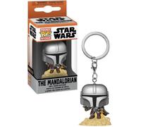 Porte-clés Funko Pocket Pop! Mandalorian - Mando w/Blaster