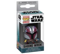 Funko Pop! Keychain: Ahsoka - Sabine Wren - Star Wars Ahsoka - Mini-Figurine en Vinyle à Collectionner Porte-clés Fantaisie - Cadeau de Noël - Idée de Cadeau - Produits Officiels - TV Fans