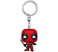 Porte-clés - Funko Pop! - Deadpool - Mini-Figurine en Vinyle - Rouge - Cadeau pour Fans