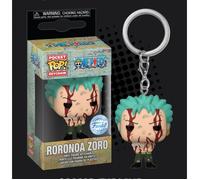 Funko – Porte-clés Pop! Roronoa Zoro (One Piece) – Mini-figurine vinyle officielle