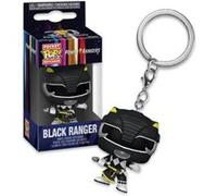 Porte-cles Funko Pop! - Power Rangers 30th - Ranger Noir Noir G