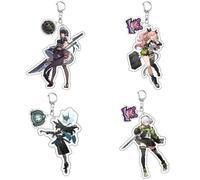Porte-Clés Game Zenless Zone Zero Nicole llen Joe Hoshimi en Édition Limitée (4 Modèles) - Objets Collector Kawaii, Cadeau pour Filles et Garçons