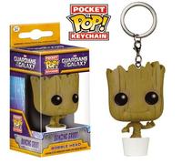 Porte-clés Gardiens de la Galaxie Funko Pop Danse Groot Vinyle 4 Cm