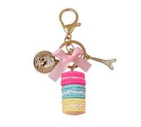 Porte-clés gâteau macaron avec porte-clés de, Rose red blue 6