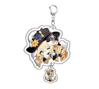 Porte-clés Genshin Anime Accessoire pour sac à dos d'étudiant Pendentif Cadeau Produit dérivé créatif