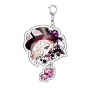 Porte-clés Genshin Anime Accessoire pour sac à dos d'étudiant Pendentif Cadeau Produit dérivé créatif