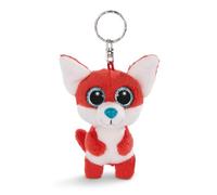 NICI Porte-clés GLUBSCHIS renard Jayson 9 cm grands yeux scintillants Rouge/Blanc