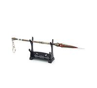 Porte-clés God of War Chaos Blade Thunder Hammer Axe Weapon Model avec support de présentation pour les fans d'anime, Style 2, taille unique