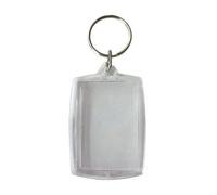 Porte-clés - GRAINE CRÉATIVE - Rectangles - Transparent - Lot de 6 - Personnalisables