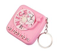 Porte-clés gramophone - Pendentif de jeu pour piano rétro, portable jouable avec son, mini jouet musical portable, accessoire porte-clés style vintage | Enfants, adultes,
