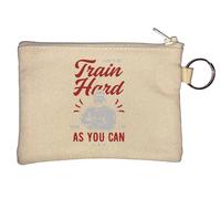 Porte-clés graphique Train Hard As You Can Flex Beige