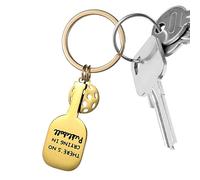 Porte-clés gravé Pickleball, décorations Pickleball - Pendentif raquette Pickleball - Porte-clés de sport inspirant, bijoux de Pickleball uniques pour sac à main pour l'équipe de joueurs