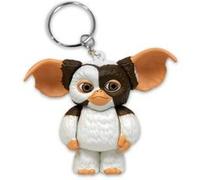 Porte-clés Gremlins ""Gizmo"" brun et blanc, en PVC.
