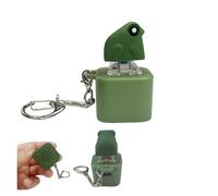 Porte-clés Grenouille coassant 2025, Clavier Anti-Stress Rechargeable et cliquable, Animaux Adultes, Touche Unique(1 Piece)
