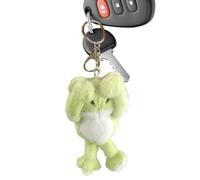 Porte-clés grenouille en peluche,porte-clés grenouille en peluche | Image de grenouille de dessin animé Animaux en peluche Charme de sac mignon - Pendentif clé Portable, accessoire de sac à dos doux e