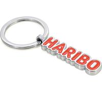TROIKA Porte-clés en métal avec inscription Haribo dans la couleur rouge, HB-K05/RD maniable, rouge, handlich, Porte-clés Haribo