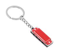 Porte-clés Harmonica 8 tons 4 trous Instruments de musique Porte-clés Sac Pendentif Harmonica Porte-clés Porte-clés