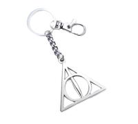 Porte-clés - Harry Potter - Argent plaqué - Design triangulaire - Cadeau pour fans